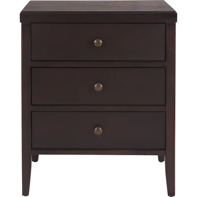 Finley Solid Wood 3 Drawer Nightstand - ClickDecor 15 Finley Solid Wood 3 Drawer Nightstand - ClickDecor - Image 13