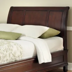 Lafayette Sleigh Headboard Cherry (King) - Home Styles -Famous Furniture Store GUEST ca4dfeb7 7a53 414f a5f8 5e680a8037a5