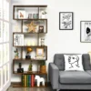 Tangkula 2 PCS 6-Tier S-Shaped Wooden Bookshelf Storage Bookcase Multifunctional Display Stand Shelf -Famous Furniture Store GUEST cad2867f c143 4a28 a088 e8fd9aaaae71