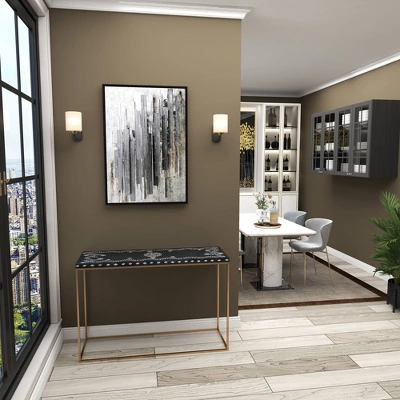 Eclectic Wood Console Table Gold - Olivia & May 20 Eclectic Wood Console Table Gold - Olivia & May - Image 18