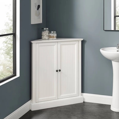 Shoreline Stackable Corner Pantry White - Crosley 6 Shoreline Stackable Corner Pantry White - Crosley - Image 4