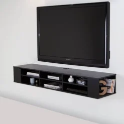 66" City Life Wide Wall Mounted Console - South Shore -Famous Furniture Store GUEST cc532529 4e47 458c 8f8b fe04ff380a3d