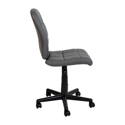 Emma And Oliver Mid-Back Quilted Vinyl Swivel Task Office Chair 9 Emma And Oliver Mid-Back Quilted Vinyl Swivel Task Office Chair - Image 7