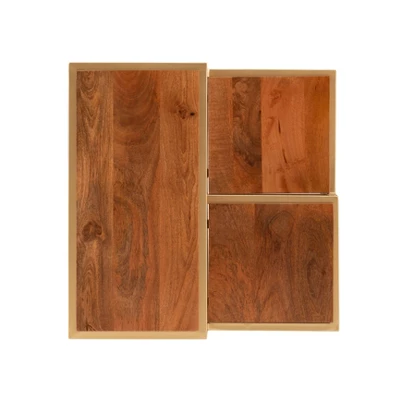 Camber 3 Tiered Plant Stand Side Table Gold - Powell Company 8 Camber 3 Tiered Plant Stand Side Table Gold - Powell Company - Image 6