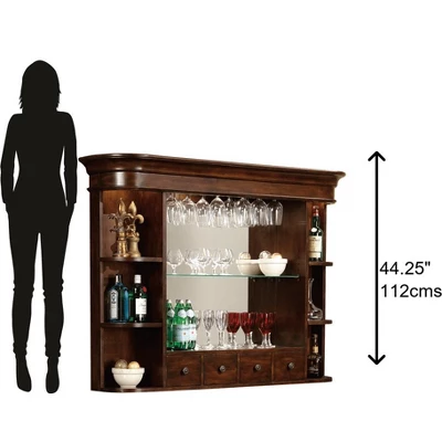 Howard Miller 693007 Howard Miller Niagara Hutch 693007 Rustic Cherry 4 Howard Miller 693007 Howard Miller Niagara Hutch 693007 Rustic Cherry - Image 2