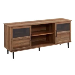 Modern Wood And Glass Door Console TV Stand For TVs Up To 65" - Saracina Home 17 Modern Wood And Glass Door Console TV Stand For TVs Up To 65" - Saracina Home -Famous Furniture Store GUEST d02fbffd f80d 4c45 adab e09a3c6cba80