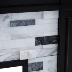 Dalmen Marble Fireplace Black - Aiden Lane -Famous Furniture Store GUEST d171a0f3 d0af 45a3 a3e7 5872123c3fba