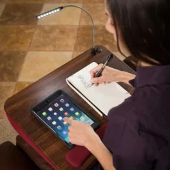 Sofia + Sam Memory Foam Lap Desk With USB Light - Burgundy -Famous Furniture Store GUEST d2450921 060e 49eb bf86 7cbbaaa54936