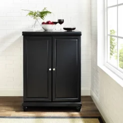 Cambridge Expandable Bar Cabinet Black - Crosley -Famous Furniture Store GUEST d2d9f000 feb1 4271 b9cf 498b159e961c