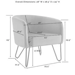 Parkway Velvet Accent Chair - Crosley 23 Parkway Velvet Accent Chair - Crosley -Famous Furniture Store GUEST d2e7e529 8a4d 429b bf40 ad23299b171f
