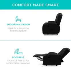 Best Choice Products Electric Power Lift Recliner Massage Chair Furniture W/ USB Port, Heat, Cupholders -Famous Furniture Store GUEST d427aeeb 0db2 4847 b658 0f8c172381aa