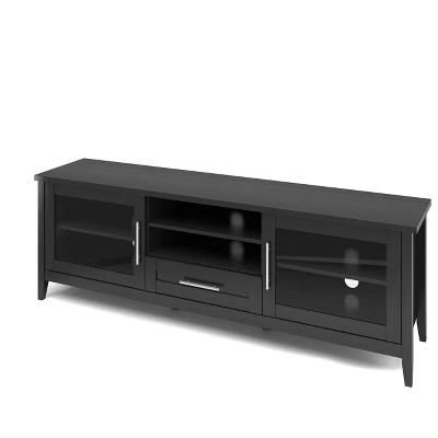 Jackson Extra Wide TV Stand For TVs Up To 80" Black - CorLiving 6 Jackson Extra Wide TV Stand For TVs Up To 80" Black - CorLiving - Image 4