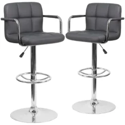 Emma And Oliver Adjustable Bar Stools -Famous Furniture Store GUEST d5757d21 0fa7 4021 99d6 9ce59f33ee0d