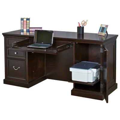 Executive Wood Desk Brown Martin Furniture 3 Executive Wood Desk Brown Martin Furniture