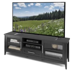 Jackson Extra Wide TV Stand For TVs Up To 80" Black - CorLiving 11 Jackson Extra Wide TV Stand For TVs Up To 80" Black - CorLiving -Famous Furniture Store GUEST d6378702 b7fe 4c79 b571 aa3f3337a562