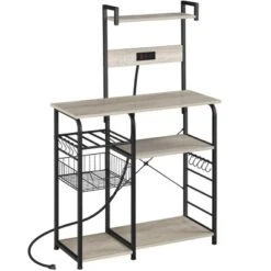 Yaheetech 4-Tier 55" Kitchen Baker's Rack With Power Outlet -Famous Furniture Store GUEST d695c0ac d2f5 4720 82c4 59d43b2568d3