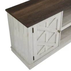 Dark Drift Wood Desktop TV Stand For TVs Up To 64" Off White - Home Essentials -Famous Furniture Store GUEST d6997259 615c 449c a7b6 2fa3248c64f7