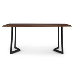 Hathaway Dining Table With Inverted Metal Base - WyndenHall -Famous Furniture Store GUEST d6b2e177 1a15 4cbb 97be 6174bd760912