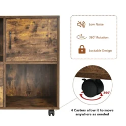 Tangkula Mobile File Cabinet With 2 Drawers Lateral Printer Stand With Shelves Storage 16 Tangkula Mobile File Cabinet With 2 Drawers Lateral Printer Stand With Shelves Storage -Famous Furniture Store GUEST d873f215 b234 4412 afcd 46d7b639fe51