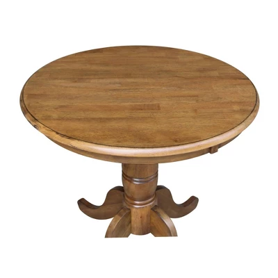 Morgan 30" Round Top Pedestal Table - International Concepts 5 Morgan 30" Round Top Pedestal Table - International Concepts - Image 3