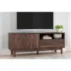 59" Calverson TV Stand For TVs Up To 63" Brown/Beige - Signature Design By Ashley