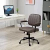 Vinsetto Home Office Chair, Microfiber Computer Desk Chair With Swivel Wheels, Adjustable Height, And Tilt Function, Light Brown 1 Vinsetto Home Office Chair, Microfiber Computer Desk Chair With Swivel Wheels, Adjustable Height, And Tilt Function, Light Brown -Famous Furniture Store GUEST daf3f9dd 933c 4394 853a fb8d468eba3b