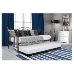 Traci Metal Daybed And Trundle - Room & Joy -Famous Furniture Store GUEST db1c39bf 643d 46a3 ac1e a28846b6a7d1