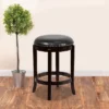 Flash Furniture 24'' High Backless Wood Counter Height Stool With LeatherSoft Swivel Seat 1 Flash Furniture 24'' High Backless Wood Counter Height Stool With LeatherSoft Swivel Seat -Famous Furniture Store GUEST dc6af0a5 849c 4efb b7e5 2b4127fa5d7a