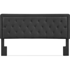 King Amery Tufted Upholstered Headboard Charcoal - Adore Decor -Famous Furniture Store GUEST ddf17d63 b4af 4f27 b66c 675950f0f31d
