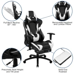 Flash Furniture Gaming Desk And Footrest Reclining Gaming Chair Set With Cup Holder, Headphone Hook, And Monitor/Smartphone Stand -Famous Furniture Store GUEST dedabf6f eb6c 45e4 89f6 b536f0e87407
