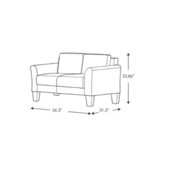 Willow Loveseat - Lifestyle Solutions -Famous Furniture Store GUEST df10d120 899c 43c9 abae 248c8da67224