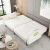 Convertible Futon Sofa Bed With Wooden Legs - ModernLuxe -Famous Furniture Store GUEST df1d6910 57e3 479a 908c e091bf47037b