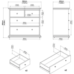 Wood Sonoma 4 Drawer Chest In White-Tvilum 13 Wood Sonoma 4 Drawer Chest In White-Tvilum -Famous Furniture Store GUEST dfd5c98e de94 4ff9 8370 427b75047043