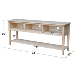 Concepts TV Stand For TVs Up To 80" Light Brown - International Concepts -Famous Furniture Store GUEST dff045dc b0c2 43c9 8b9f ef10bb8e2a7e