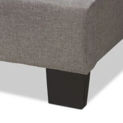 Vivienne Modern And Contemporary Fabric Upholstered Bed Light Gray - Baxton Studio -Famous Furniture Store GUEST e164cee3 69a4 4657 8703 f67e37a0d0c7