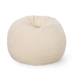 5' Newalla Modern Shearling Bean Bag - Christopher Knight Home 14 5' Newalla Modern Shearling Bean Bag - Christopher Knight Home -Famous Furniture Store GUEST e1f008ef 60e4 4707 a07f 04466e908e6f