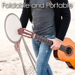 Hastings Home 24-Inch Heavy-Duty Folding Round Stool With 300-lb Weight Capacity, Red -Famous Furniture Store GUEST e1fae580 1cfc 45cf bd6d fff2ad05afa0