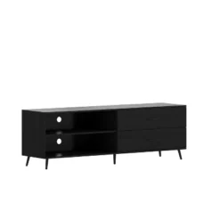 Flash Furniture Nelson 65" Mid Century Modern TV Stand For Up To 60" TV's With Adjustable Shelf And Storage Drawers -Famous Furniture Store GUEST e2437eb0 d667 4d58 8430 2184dc0c15fa