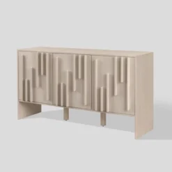 Modern Staggered Vertical Accent 3 Door Sideboard - Saracina Home 16 Modern Staggered Vertical Accent 3 Door Sideboard - Saracina Home -Famous Furniture Store GUEST e254c99a 7605 47b3 94ba 67f411415f58