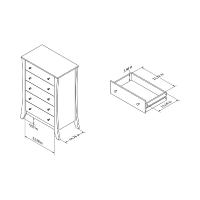 Weston 5 Drawer Chest Roasted Espresso - MiBasics 6 Weston 5 Drawer Chest Roasted Espresso - MiBasics - Image 4