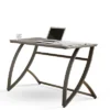 Hatfield Metal Writing Desk Dark Heather - Steve Silver -Famous Furniture Store GUEST e2cf6282 36b6 46f2 b3ff 0e40054f5475
