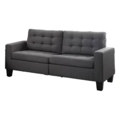 72" Earsom Sofa Gray Linen - Acme Furniture -Famous Furniture Store GUEST e443eb28 d543 4094 ac44 631ec87ef4bb