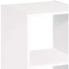 ClosetMaid 4583 Heavy Duty Decorative Bookcase Open Back 8-Cube Storage Organizer In White With Hardware For Closet, Office, Or Toys