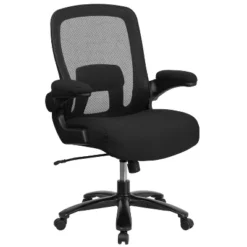 Flash Furniture HERCULES Series Big & Tall 500 Lb. Rated Mesh Executive Swivel Ergonomic Office Chair With Adjustable Lumbar -Famous Furniture Store GUEST e536ff95 6274 4472 8e59 50bdfef2cc0d