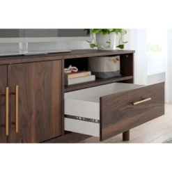 59" Calverson TV Stand For TVs Up To 63" Brown/Beige - Signature Design By Ashley -Famous Furniture Store GUEST e546ab15 32aa 4f11 9c07 af08b70a8fe8