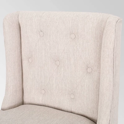 Set Of 2 Lansglen Button Tufted Wingback Barstools - Christopher Knight Home 7 Set Of 2 Lansglen Button Tufted Wingback Barstools - Christopher Knight Home - Image 5