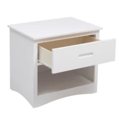 Galen 1-Drawer Transitional Wood Nightstand In White - Lexicon 13 Galen 1-Drawer Transitional Wood Nightstand In White - Lexicon -Famous Furniture Store GUEST e7e80d7f 95dc 49c9 87f3 4aa534dd073b