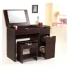 Lena 3 Drawer Vanity Set Dark Walnut - HOMES: Inside + Out 2 Lena 3 Drawer Vanity Set Dark Walnut - HOMES: Inside + Out -Famous Furniture Store GUEST e7fe1613 0351 456c bd86 57e4b1ec6669