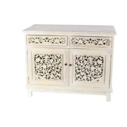 Traditional Mahogany Cabinet White - Olivia & May -Famous Furniture Store GUEST e8588563 327a 4115 8c9a 810e4524f304