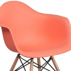 Emma And Oliver Plastic Accent Dining Chair With Arms And Wooden Legs 20 Emma And Oliver Plastic Accent Dining Chair With Arms And Wooden Legs -Famous Furniture Store GUEST e86c195d fe0b 4534 ad06 1b3906552413